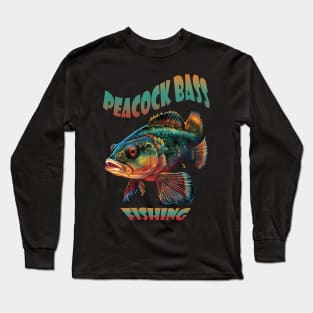 Peacock bass fishing Long Sleeve T-Shirt